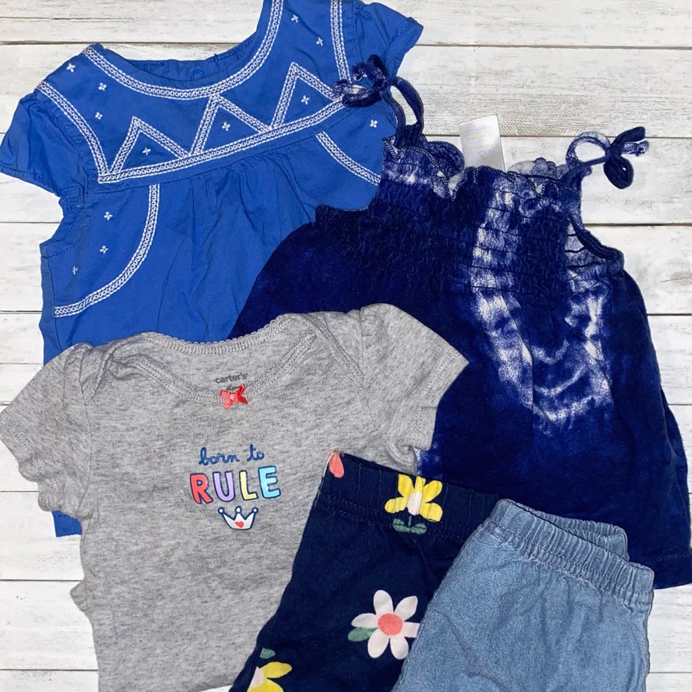 Bundle of Carter’s 6M Baby Girl Summer Clothes